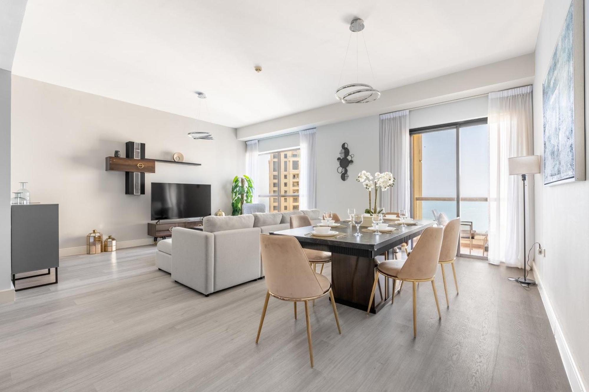 Luxury Jbr - Full Sea View - Free 5* Beach Resorts Access Dubai Exterior foto